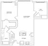 Residences 1 Bed 1 Bath with Den